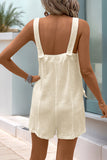 Button-Front Casual Romper
