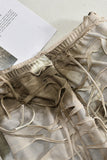 Distressed Fringe Casual Pants