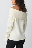 Off-Shoulder Knit Sweater