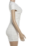 Elegant Ruched Evening Dress