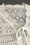 Tie-Front Crochet Cardigan