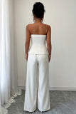 Elegant Wide-Leg Pants Set