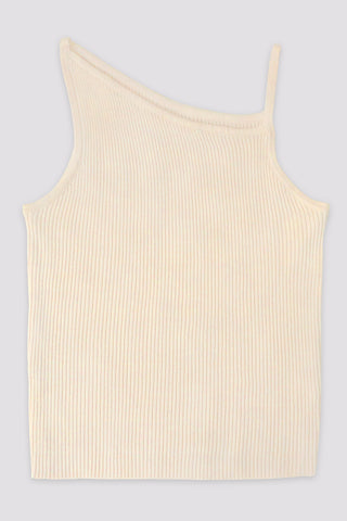 Square Neck Knit Tank Top