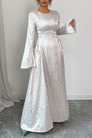Elegant Long-Sleeve Maxi Dress