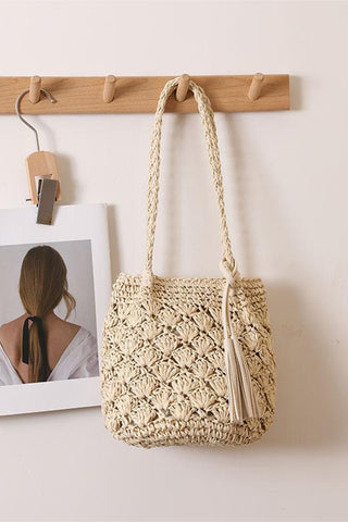 Handwoven Straw Tote Bag