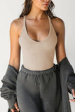 Racerback Ribbed Tank Top