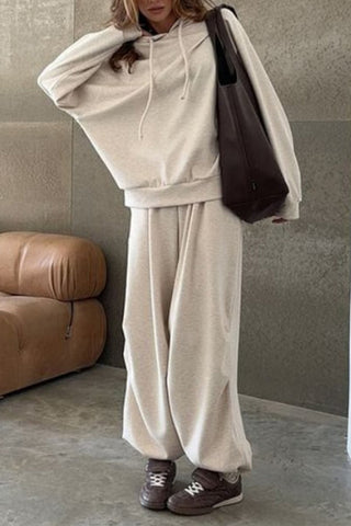 Relaxed Hoodie and Pants Set