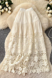 Elegant Lace Maxi Skirt