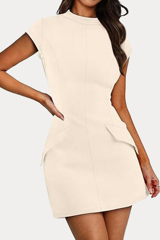 Modern Pocket Detail Casual Dress