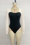 Elegant Long-Sleeve Bodysuit