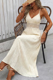 Sleeveless Lace Maxi Dress