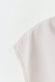 Elegant Draped Top and Flared Skirt Set