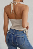 Chain Strap Crochet Tank Top