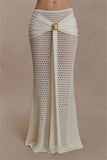 Elegant Crochet Skirt Set