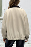 Stylish Zip-Up Casual Jacket