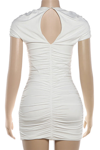 Elegant Ruched Evening Dress
