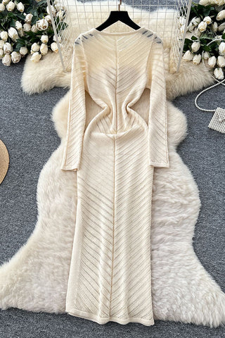 Flowy Knit Casual Dress