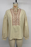 Elegant Patterned Blouse