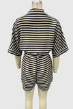 Striped Tie-Waist Romper