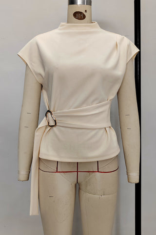 Chic Belted Tank Top