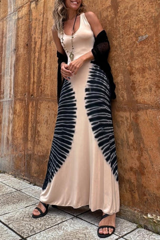 Sleeveless Maxi Casual Dress