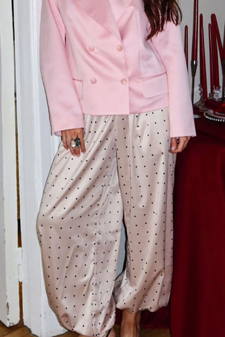 Polka Dot Casual Pants