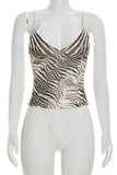 Zebra-Print Cami Top
