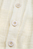 Button-Front Casual Romper