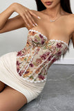 Strapless Embroidered Camisole