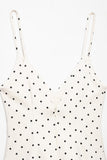 Polka Dot Peplum Casual Dress