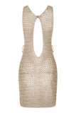 Open-Side Casual Knit Dress