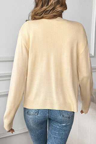 Buttoned Teddy Bear Cardigan