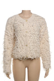 Textured Button-Up Cardigan Sweater