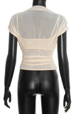 Gathered Drape Tank Top