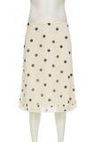 Polka Dot Midi Skirt