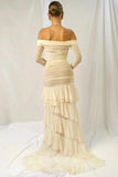 Elegant Layered Evening Dress