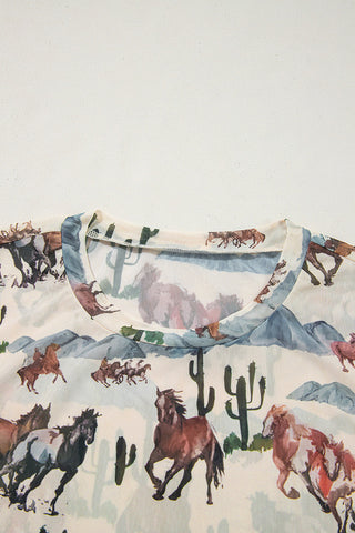 Western-Inspired Graphic Shirt