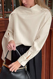 Asymmetrical Neckline Blouse
