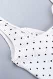 Polka Dot Bustier Tank Top