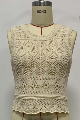 Crochet Sleeveless Tank Top
