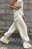 Elegant Wide-Leg Casual Pants