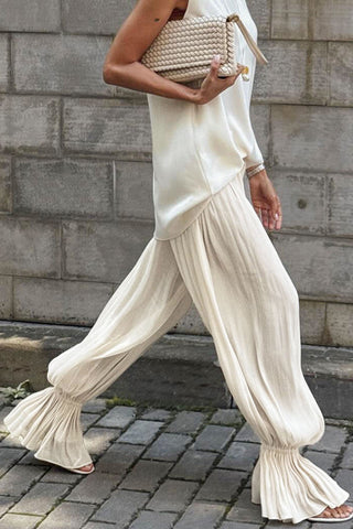 Elegant Wide-Leg Casual Pants