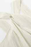 Sleeveless Twist-Neck Maxi Dress