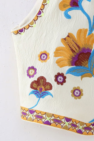 Floral Detail Vest