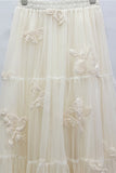 Elegant Floral-Lace Skirt