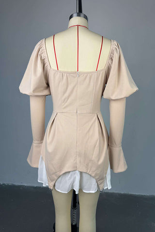 Chic Off-Shoulder Casual Dress