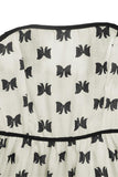 Bow Pattern Casual Dress