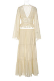 Elegant Lace Skirt Set