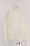 Simple Long-Sleeve Crewneck Tee