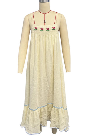 Floral Smocked Casual Dress